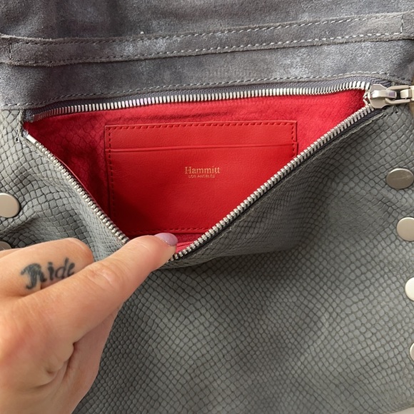 Hammitt Blue Suede crossbody - Picture 5 of 6